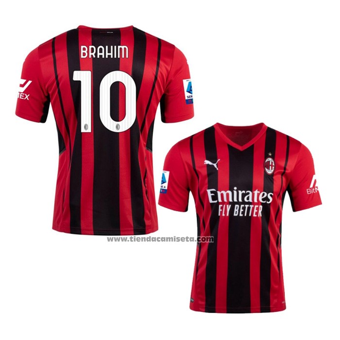 Primera Camiseta AC Milan Jugador Brahim 2021-22